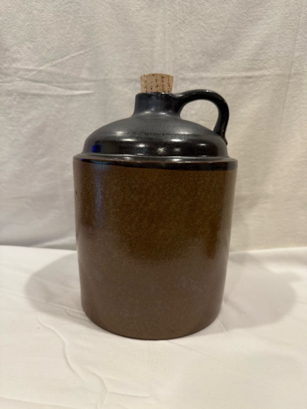 Rowe Pottery Historical Collection Brown Glazed  Stoneware Stacker Jug
